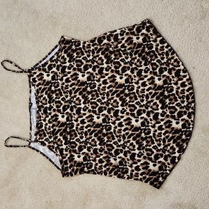 EUC Shein Curve animal print top,  size 3XL